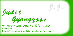 judit gyongyosi business card